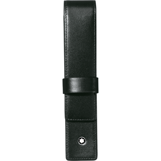 MONTBLANC 198334 ASTUCCCIO PORTAPENNE 1 STRUMENTO IN PELLE COLORE NERO