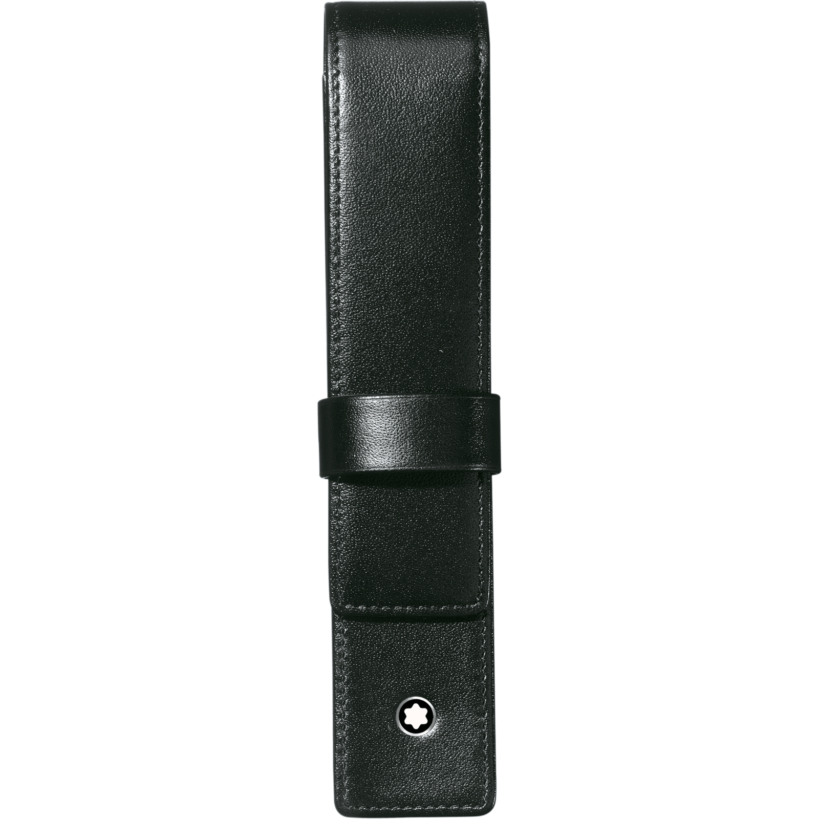 MONTBLANC 198334 ASTUCCCIO PORTAPENNE 1 STRUMENTO IN PELLE COLORE NERO