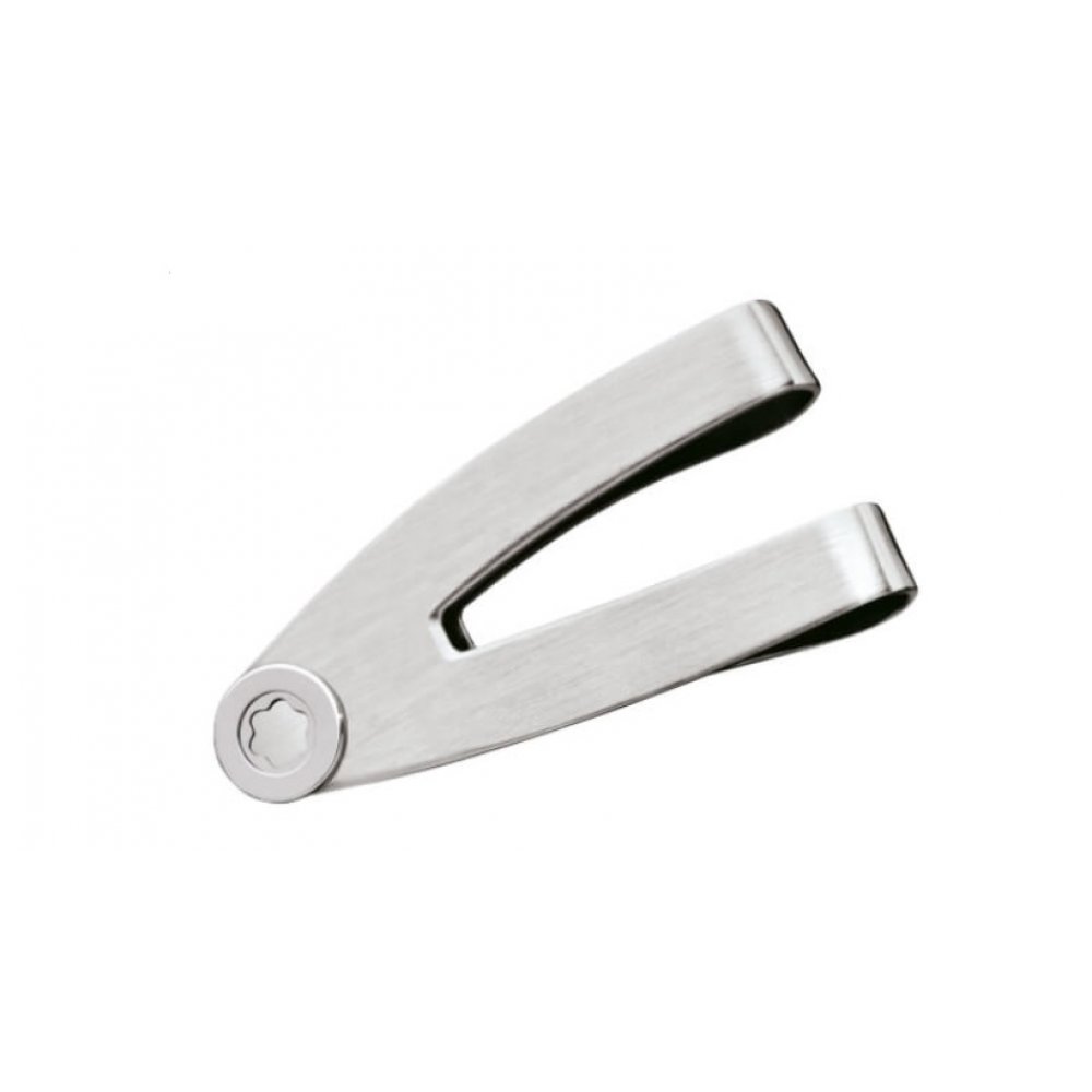 MONTBLANC 9902 FERMASOLDI IN ACCIAIO SATINATO - immagine 3