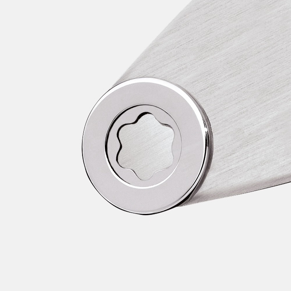 MONTBLANC 9902 FERMASOLDI IN ACCIAIO SATINATO - immagine 2