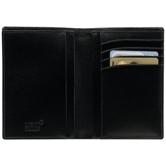 MONTBLANC 11987 PORTAFOGLIO MEISTERSTÜCK 4 TASCHINE PORTA CARTE - immagine 2