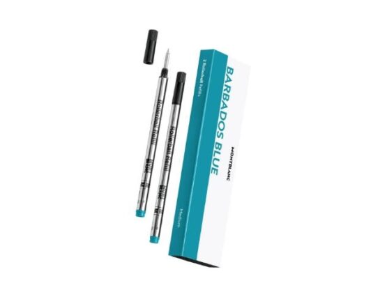 MONTBLANC 106932 - 128237 REFILL PER ROLLER (M) BARBADOS BLUE 1X2 - immagine 3
