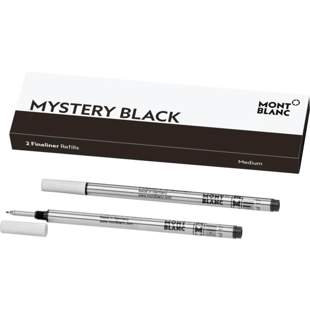MONTBLANC 110149 - 128246 2 REFILL PER FINELINER (M) MYSTERY BLACK