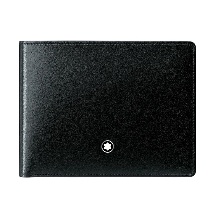 Montblanc Meisterstück 198308 portafoglio 6 scomparti nero - immagine 2