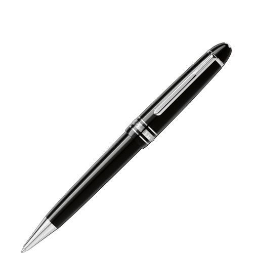 MONTBLANC 114185 132491 MEISTERSTÜCK MIDSIZE PLATINUM PENNA A SFERA