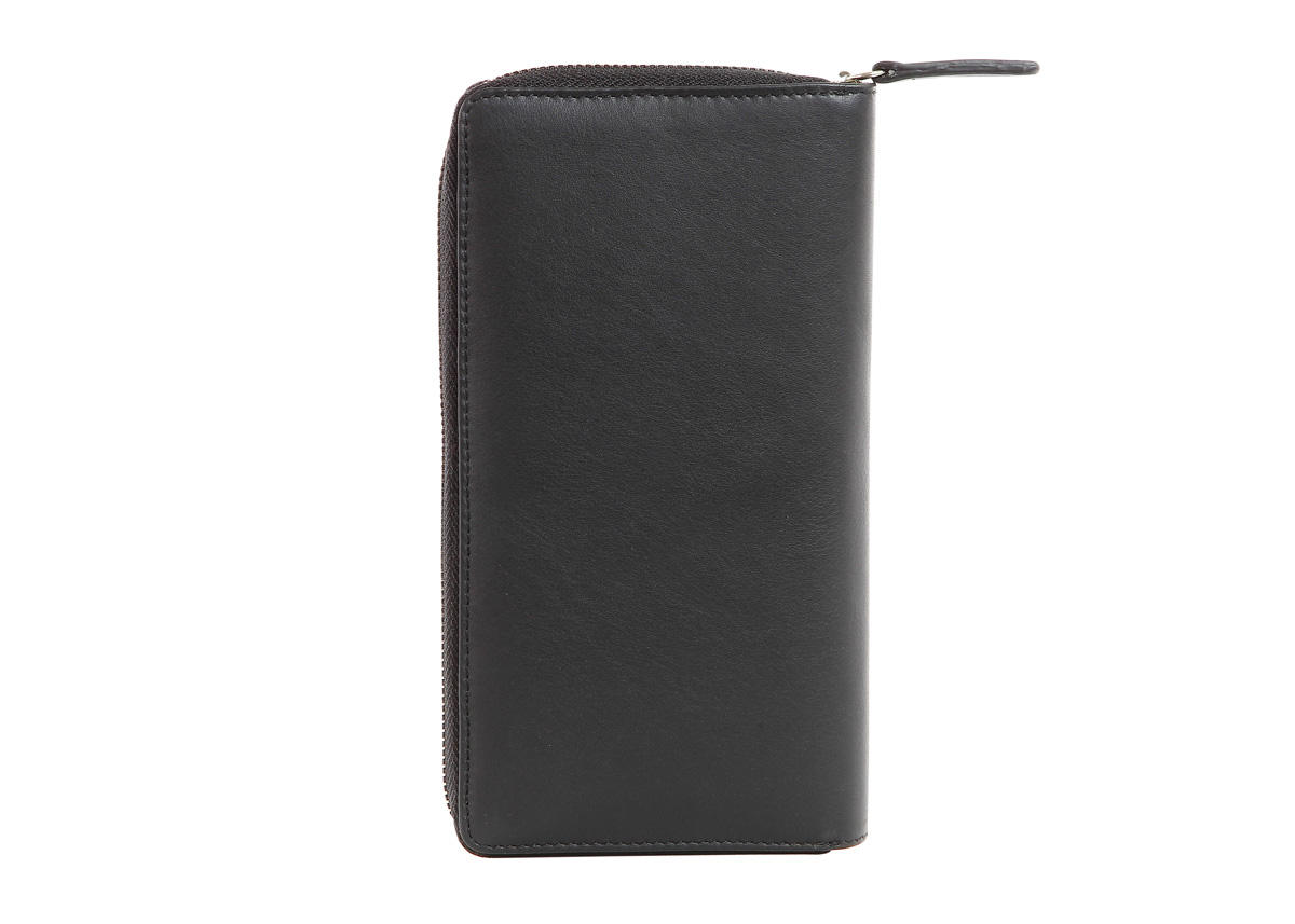 NAVA DESIGN SM427N PORTAFOGLIO VERTICALE PORTA PASSAPORTO E 10 TASCHE PORTA CARTE DI CREDITO - immagine 2