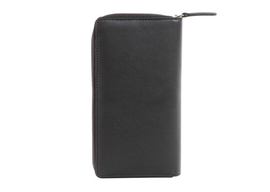 NAVA DESIGN SM427N PORTAFOGLIO VERTICALE PORTA PASSAPORTO E 10 TASCHE PORTA CARTE DI CREDITO - immagine 2