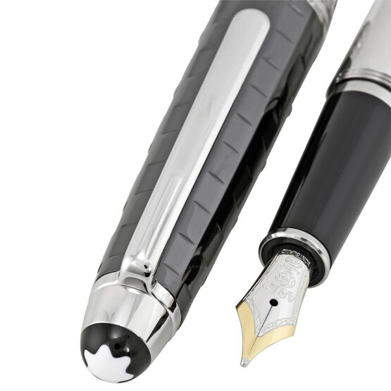 MONTBLANC 103103 MEISTERSTÜCK PENNA STILOGRAFICA CLASSIC CERAMIC BLACK PRISMA - immagine 3