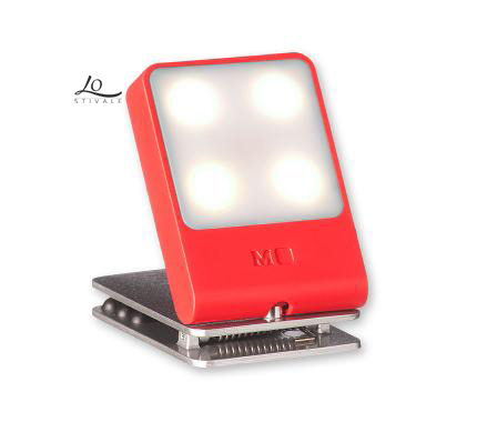 Moleskine Journey Travel Light Lampada da viaggio rossa