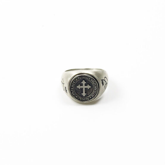 I DUCHI 14131204 ANELLO CON CROCE MEDIOEVALE IN ARGENTO 925 LINEA ARGENTUM PASSION - immagine 2