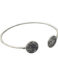I DUCHI BRACCIALE FLESSIBILE OVALE ADATTABILE AL POLSO IN ARGENTO 925 LINEA ARGENTUM PASSION 10009204