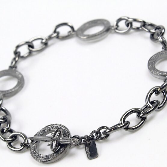 BRACCIALE 4 ANELLI IN ARGENTO 925 I DUCHI LINEA ARGENTUM PASSION 10026207 - immagine 2