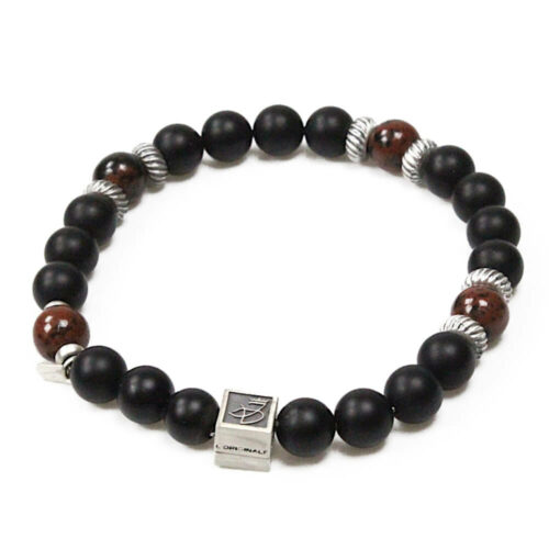 BRACCIALE UOMO CON PIETRE E ARGENTO 925 Linea “MAGICAE LAPIS”  10041104