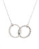 I DUCHI COLLANA DONNA DOPPIO ANELLO ARGENTO STERLING 925 LINEA HARMONIA 11024203