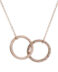 COLLANA DONNA DOPPIO ANELLO ARGENTO STERLING 925 LINEA HARMONIA 11240203