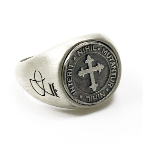 I DUCHI 14131204 ANELLO CON CROCE MEDIOEVALE IN ARGENTO 925 LINEA ARGENTUM PASSION