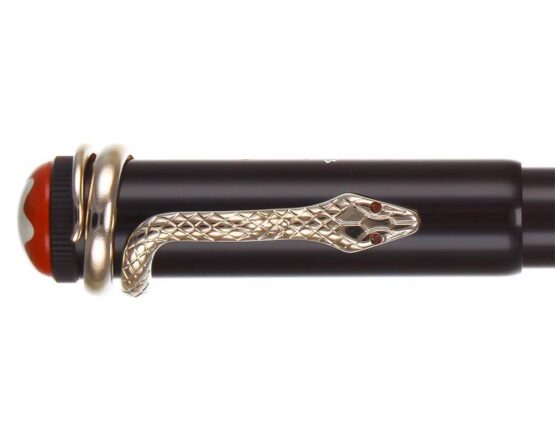 MONTBLANC 116553 HERITAGE ROUGE ET NOIR TROPIC BROWN SPECIAL EDITION PENNA A SFERA - immagine 5