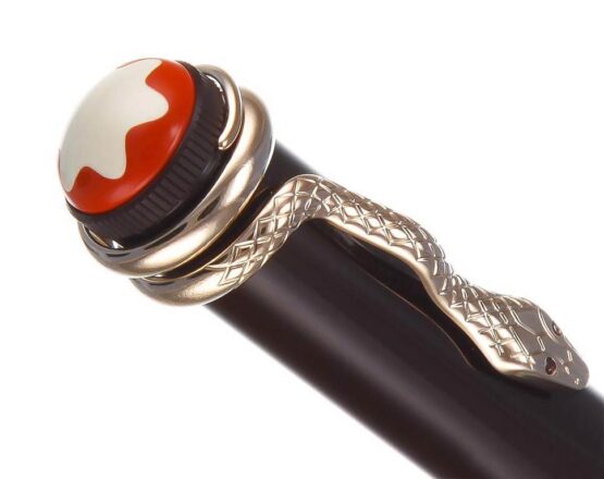 MONTBLANC 116553 HERITAGE ROUGE ET NOIR TROPIC BROWN SPECIAL EDITION PENNA A SFERA - immagine 4