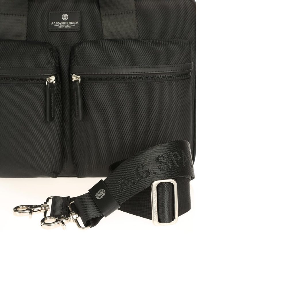 Porta Opere Arte Cartella Portadocumenti Nera Con Tracolla