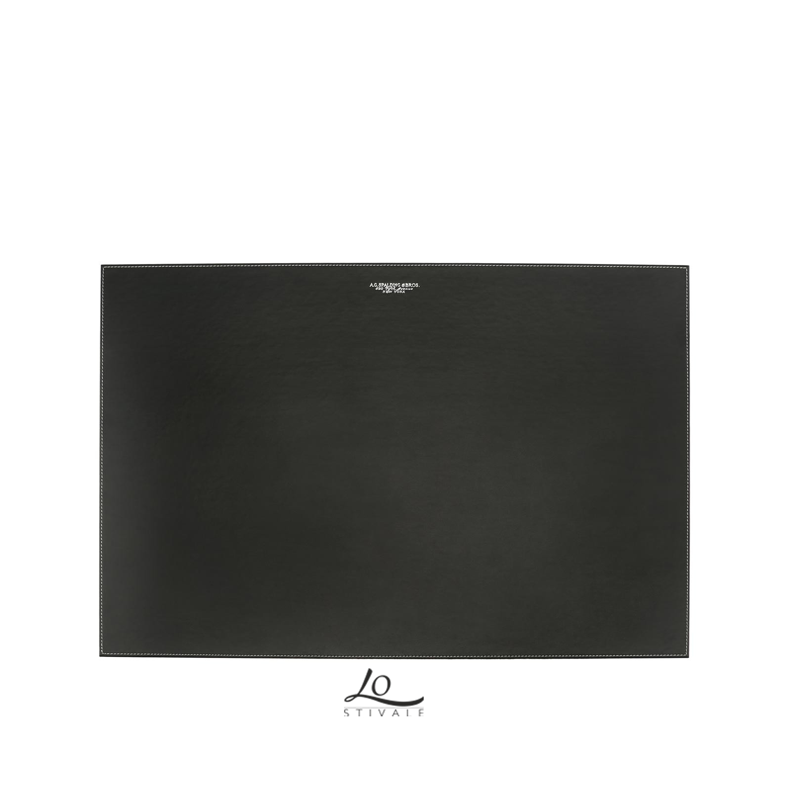 Sottomano In Pelle Per Scrivania 60x40 Cm - Tappetino Ufficio Elegante Rosso, A.G. Spalding & Bros - Foto 5