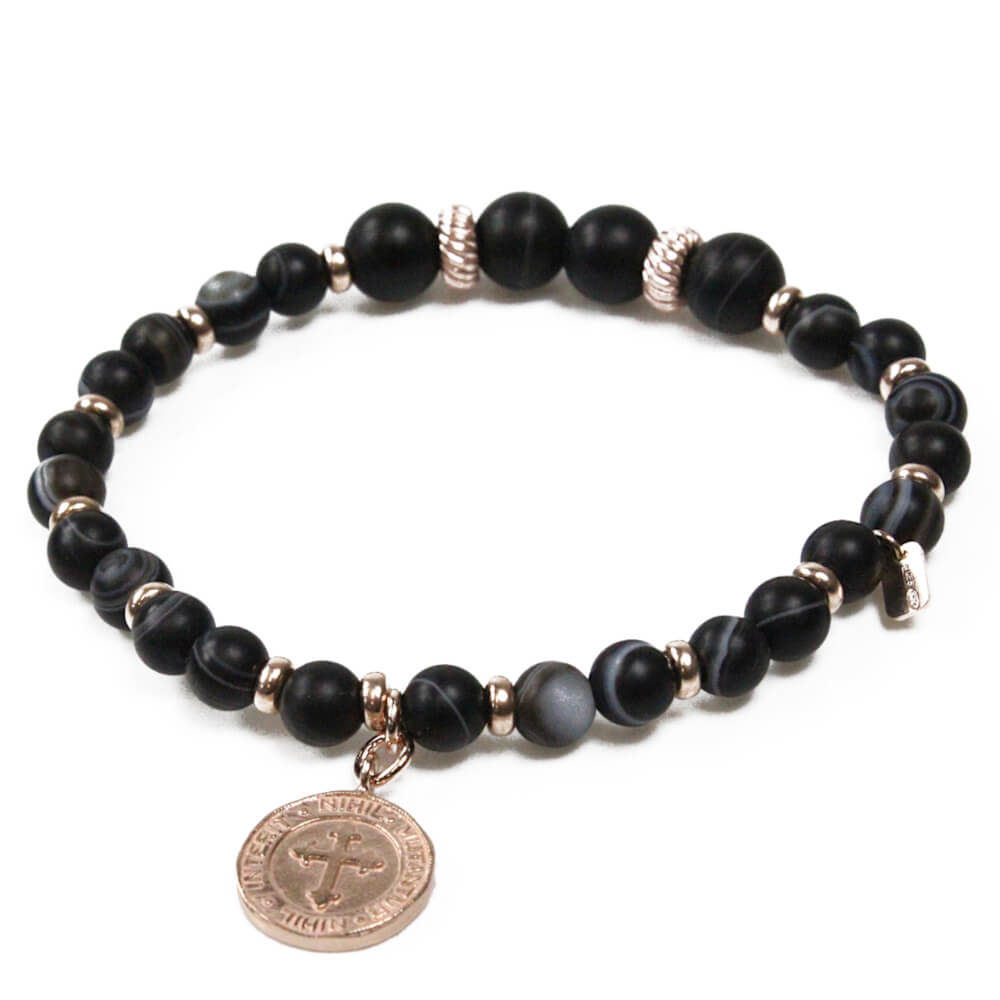 BRACCIALE UNISEX CON PIETRE E ARGENTO 925 Linea “MAGICAE LAPIS” 10161103