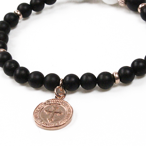 BRACCIALE UNISEX CON PIETRE E ARGENTO 925 Linea “MAGICAE LAPIS” 10162103 - immagine 2