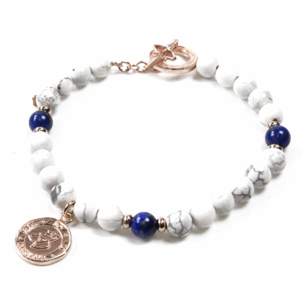 BRACCIALE UNISEX CON PIETRE E ARGENTO 925 Linea “MAGICAE LAPIS” 10062103/17