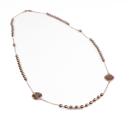 COLLANA DOPPIA MEDAGLIA IN ARGENTO 925 LINEA ARGENTUM PASSION 11352203 - immagine 2