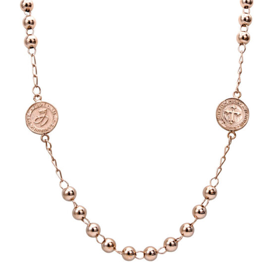 COLLANA DOPPIA MEDAGLIA IN ARGENTO 925 LINEA ARGENTUM PASSION 11352203