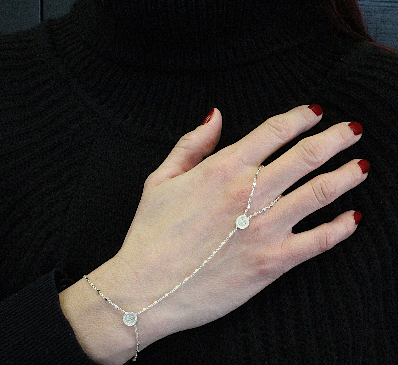 I DUCHI 10350202 BRACCIALE BACIAMANO IN ARGENTO 925 - immagine 3