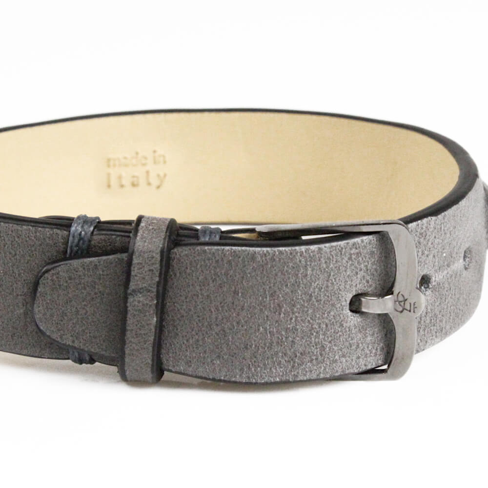 I DUCHI 10360307 BRACCIALE IN PELLE ARGENTO 925 - immagine 2