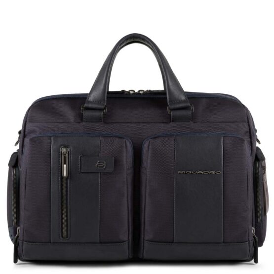 PIQUADRO CA4441BR BLU CARTELLA FAST CHECK PORTA PC 15,6" iPAD CONNEQU Linea Brief