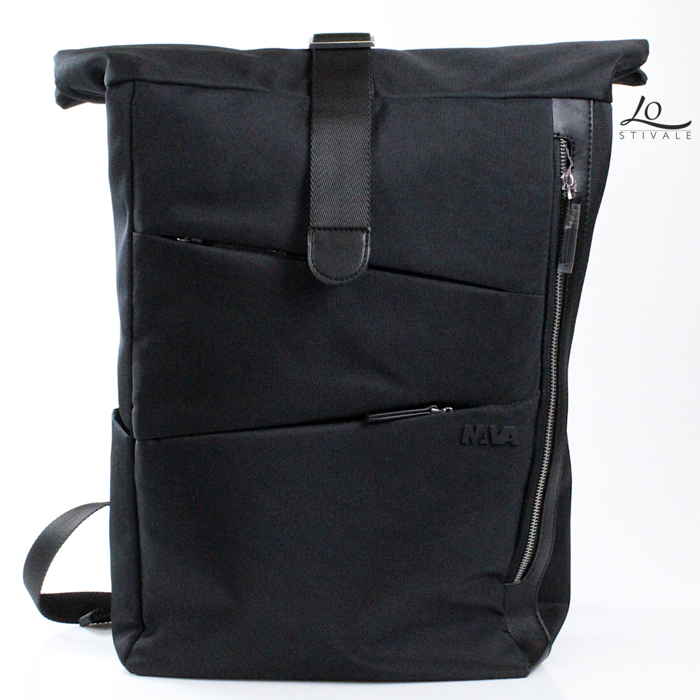 NAVA DESIGN TR074N ROLL TOP ZAINO LINEA TRAVELLER