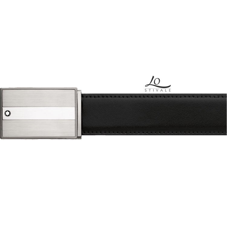 MONTBLANC 114385 CINTURA UOMO NERA E MARRONE