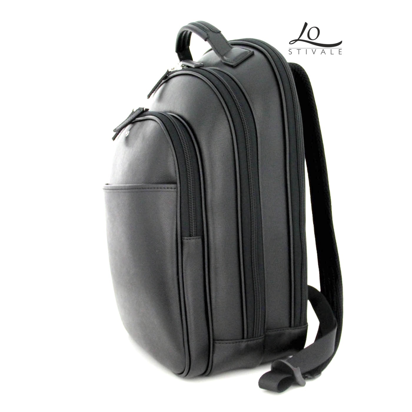 MONTBLANC 116323 ZAINO IN PELLE SAFFIANO COLORE GRIGIO SARTORIAL