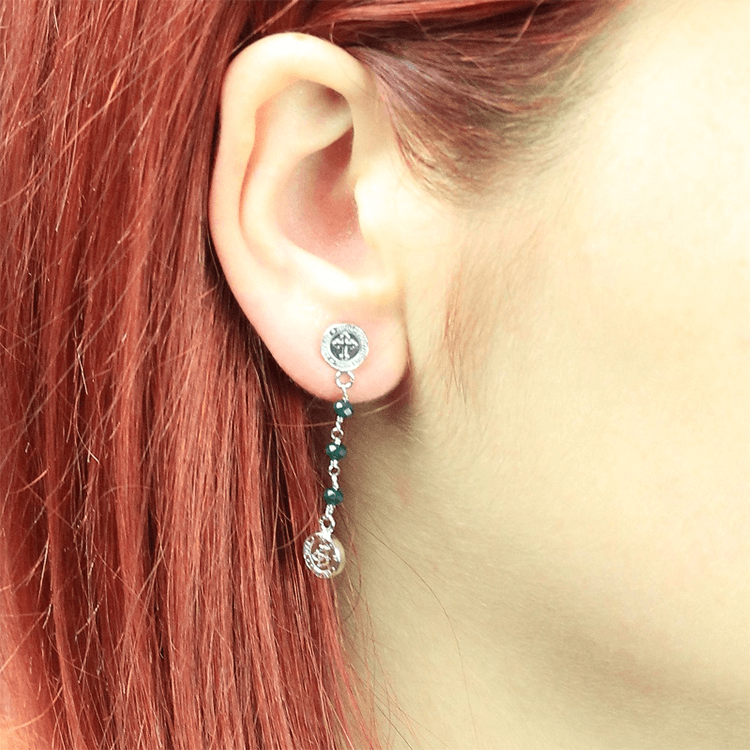 I DUCHI JEWELS 13367122 ORECCHINI DONNA ARGENTO 925 LINEA MAGICAE LAPIS - immagine 2