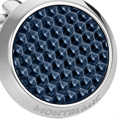 MONTBLANC 112904 GEMELLI MEISTERSTÜCK ACCIAIO PREGIATO - immagine 3