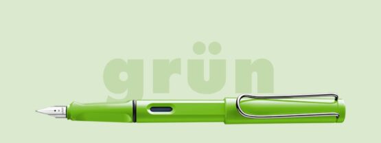 LAMY 1230634 PENNA STILOGRAFICA SAFARI GREEN PENNINO M CORPO IN ABS - immagine 5