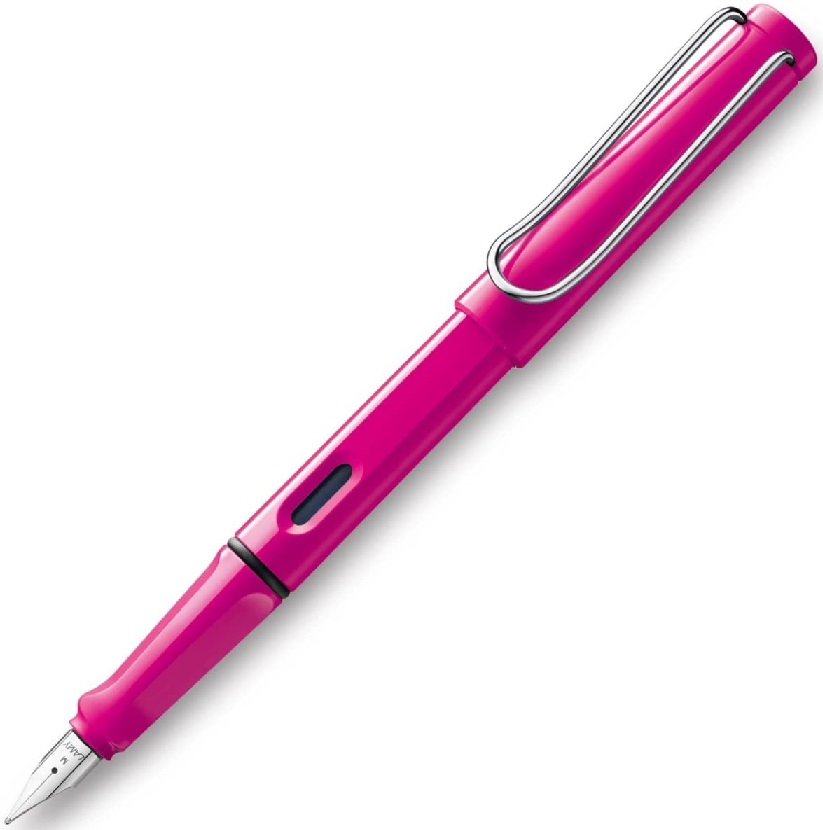 LAMY 1223774 LAMY PENNA STILOGRAFICA SAFARI PINK PENNINO M CORPO IN ABS - immagine 2