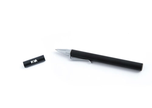 NAVA DESIGN MA105NS PENNA ROLLER IN ALLUMINIO NERO/SILVER