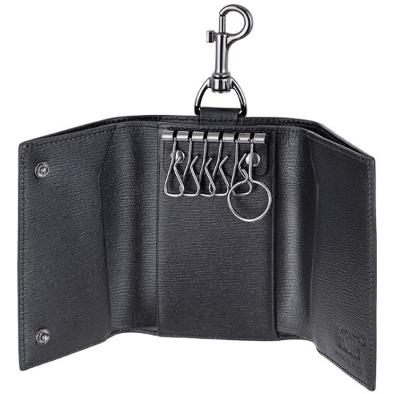MONTBLANC 114704 ASTUCCIO NERO PORTACHIAVI - immagine 4