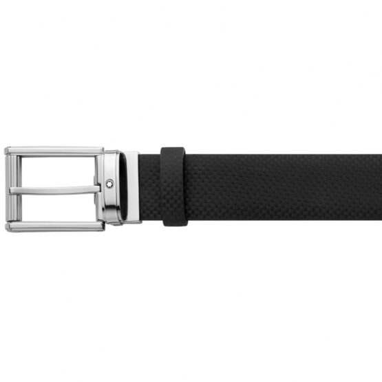 MONTBLANC 123908 CINTURA STAMPA EFFETTO FIBRA DI CARBONIO CM 3,5 - immagine 2