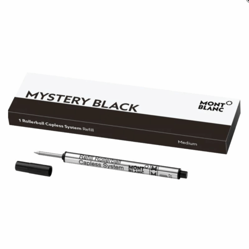 MONTBLANC 128242 - 113777 REFILL (M) PER ROLLER SENZA CAPPUCCIO MYSTERY BLACK