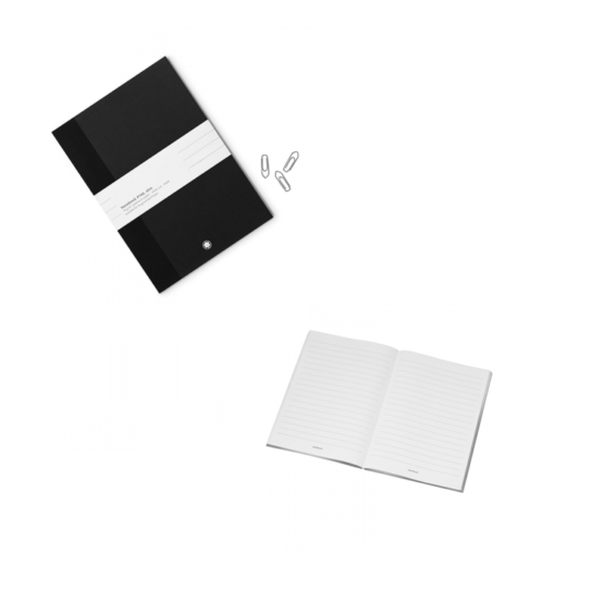 MONTBLANC 116053 BLOCCO NOTE 2 NERO SOTTILE CON FOGLI BIANCHI - immagine 2