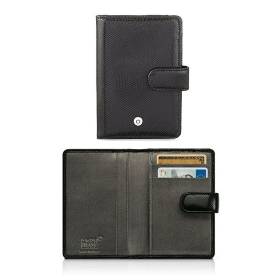 MONTBLANC 106780 LA VIE DE BOHEME PORTA BIGLIETTI DA VISITA PELLE TEJUS - immagine 3
