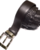 MONTBLANC 106175 CINTURA REGOLABILE IN PELLE INTRECCIATA