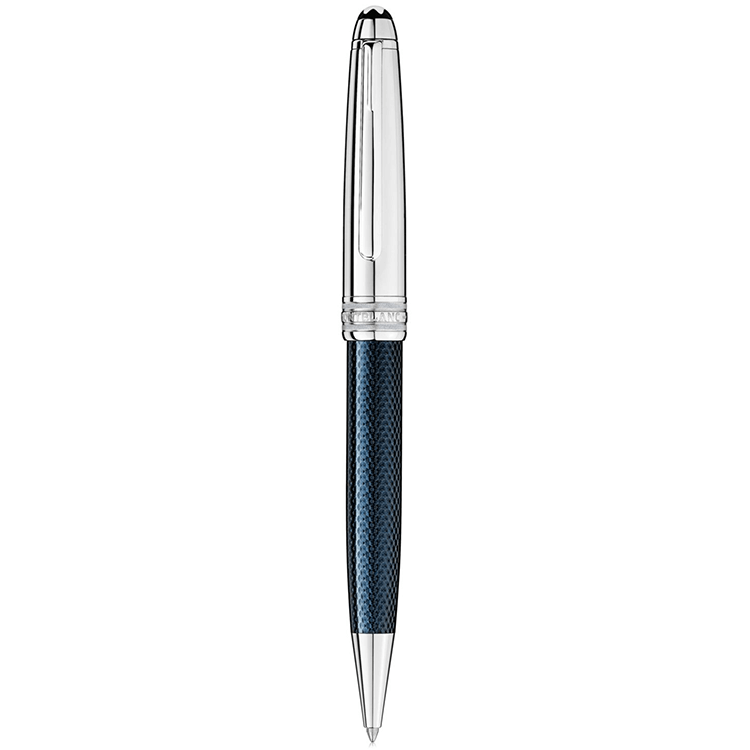 MONTBLANC 112895 PENNA A SFERA 164 SOLITAIRE DOUE' BLUE HOUR MOTIVO ESAGONALE - immagine 3