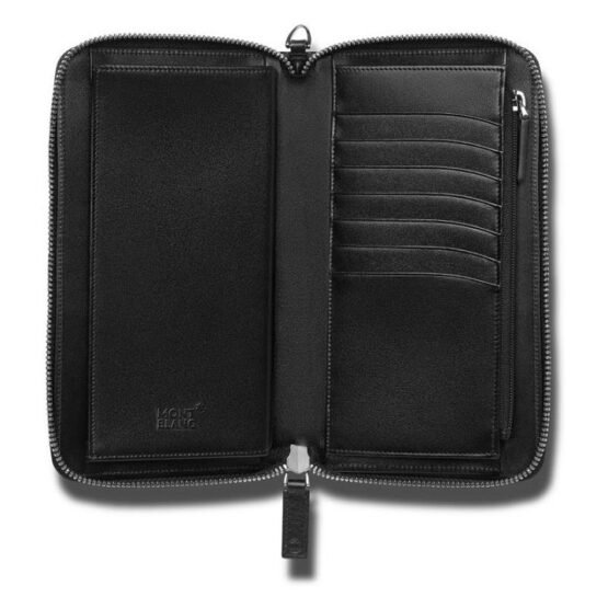 MONTBLANC 126218 MEISTERSTUCK COMPACT TRAVEL WALLET PORTAFOGLI DA VIAGGIO - immagine 2