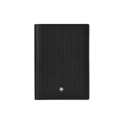 Montblanc 123953 portapassaporto in pelle nero