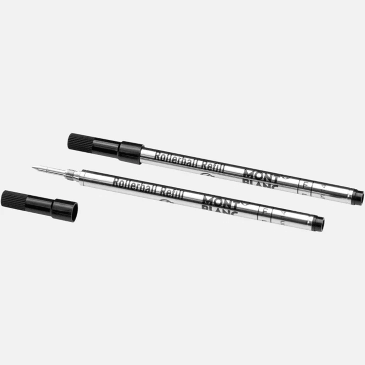 MONTBLANC 105162 -128230 REFILL PER ROLLER (F) MISTERY BLACK 1 x 2 - immagine 2